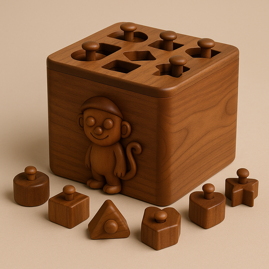 Knobbed Shape Sorter – Little Hands, Big Discoveries