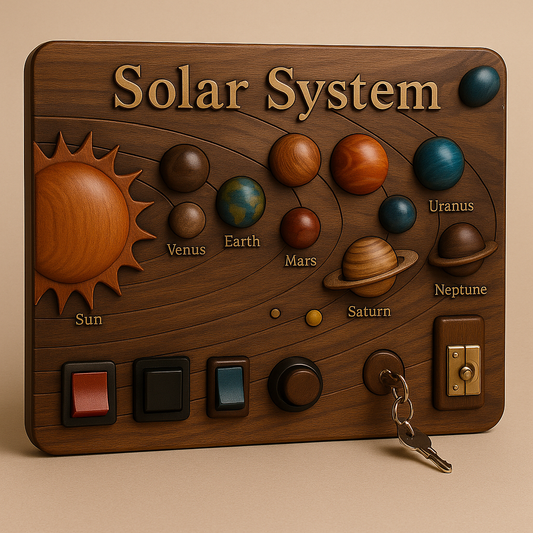 ☀️ Solar System Busy Board – A Universe of Discovery at Their Fingertips